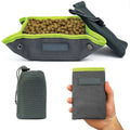 Foldable dog feeder bowl
